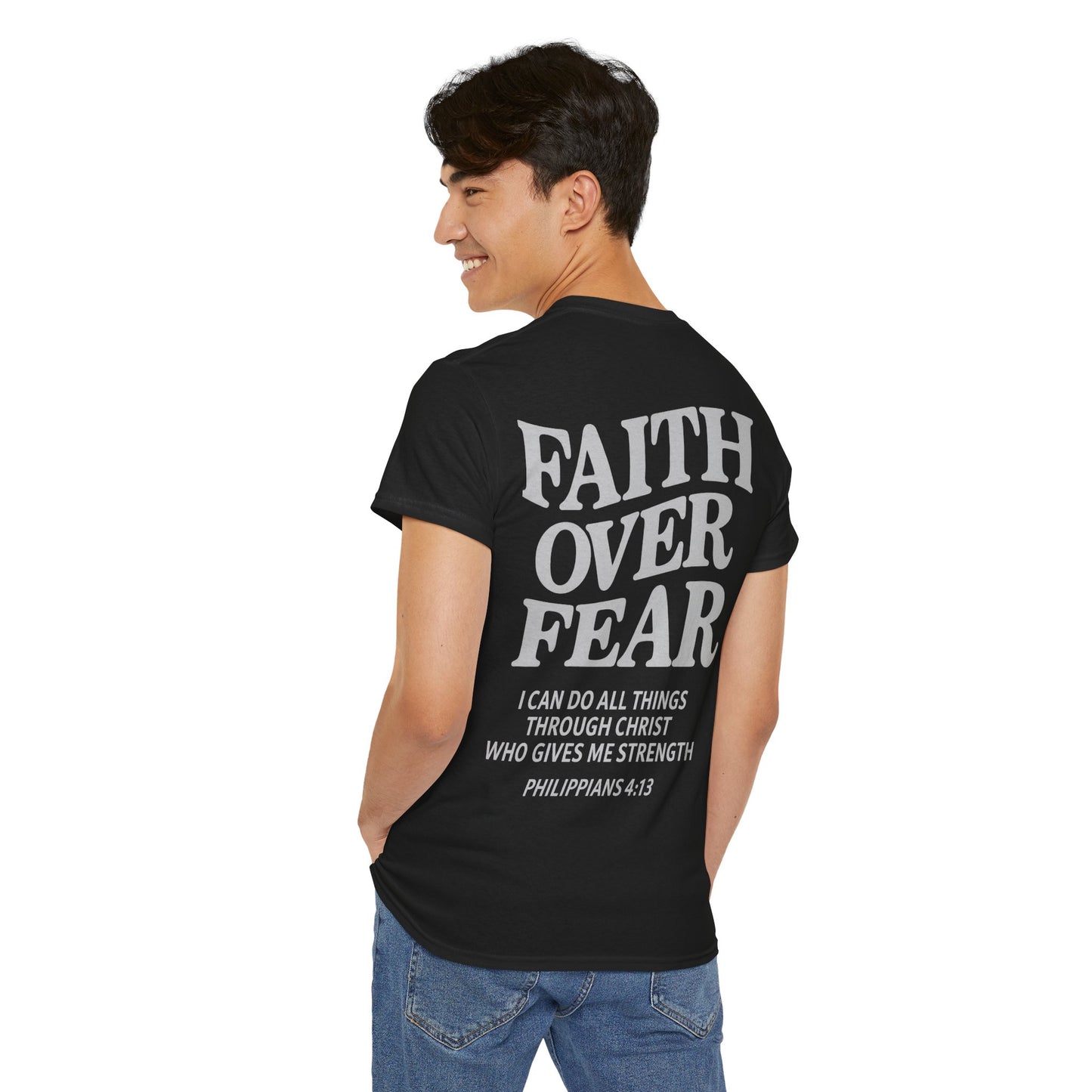 Faith Over Fear Unisex Heavy Cotton Tee