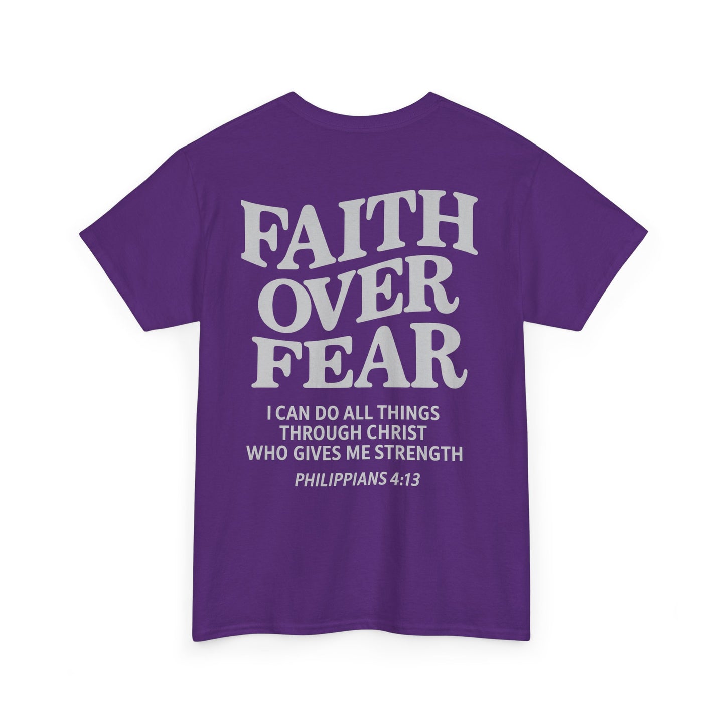 Faith Over Fear Unisex Heavy Cotton Tee