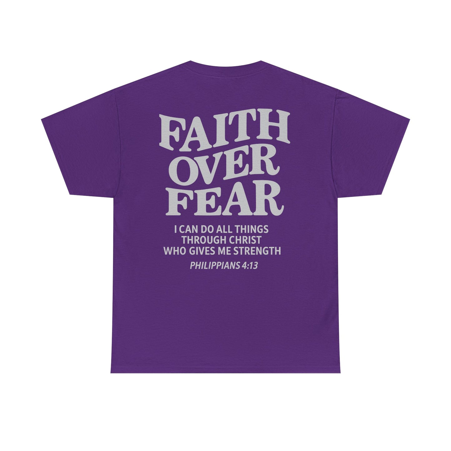 Faith Over Fear Unisex Heavy Cotton Tee