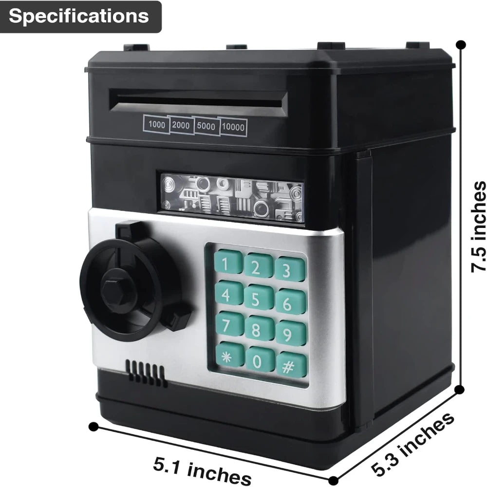 Cliksenz SmartBank™ – Kids ATM Savings Bank & Electronic Deposit Box | Fun Birthday & Holiday Gift