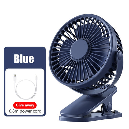 Rechargeable Clip-on Portable Mini Desk Fan