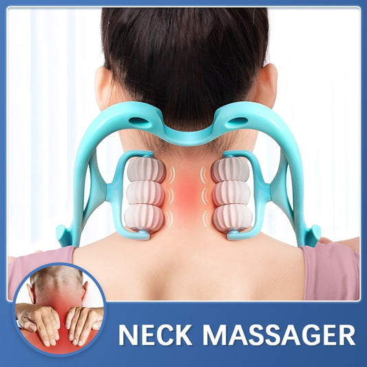 Cliksenz NeckRevive™ Dual Trigger Neck Massager Therapy for Ultimate Relaxation