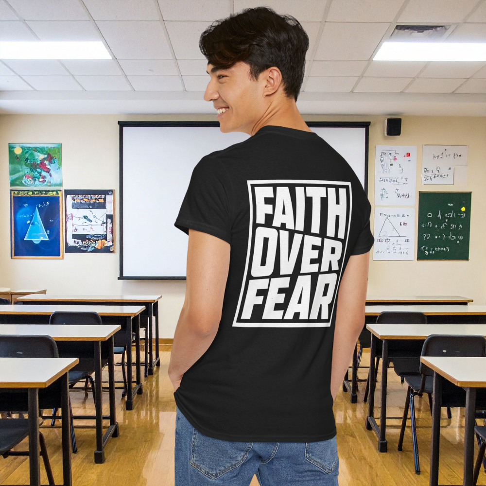 Faith Over Fear Unisex Heavy Cotton Tee