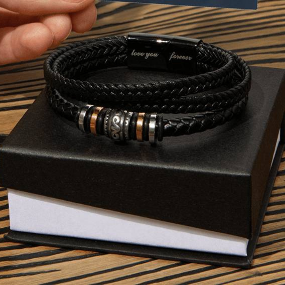 Bracelet for Stepdad, Bonus Dad,  Stepped Up Dad Gift, Gift for Stepped Up Dad