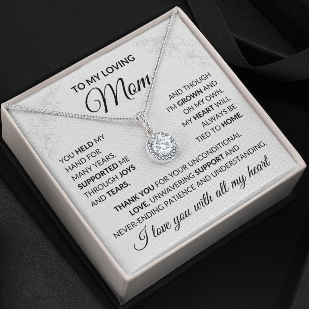 To My Loving Mom| Eternal Hope Necklace | I Will Love You Always