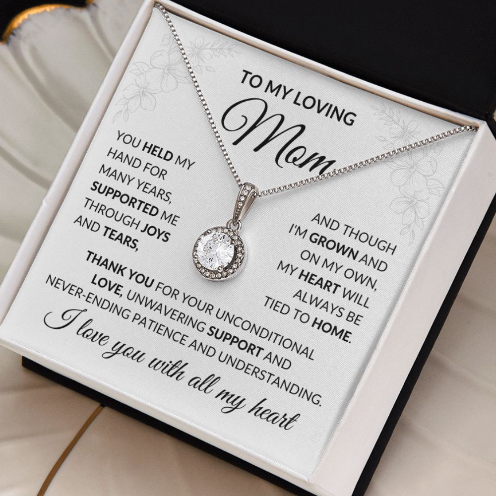 To My Loving Mom| Eternal Hope Necklace | I Will Love You Always