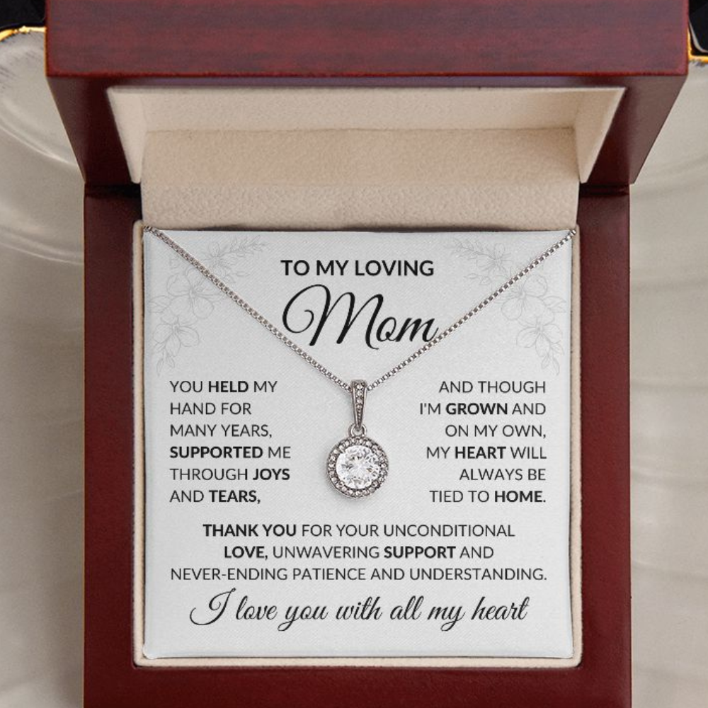 To My Loving Mom| Eternal Hope Necklace | I Will Love You Always