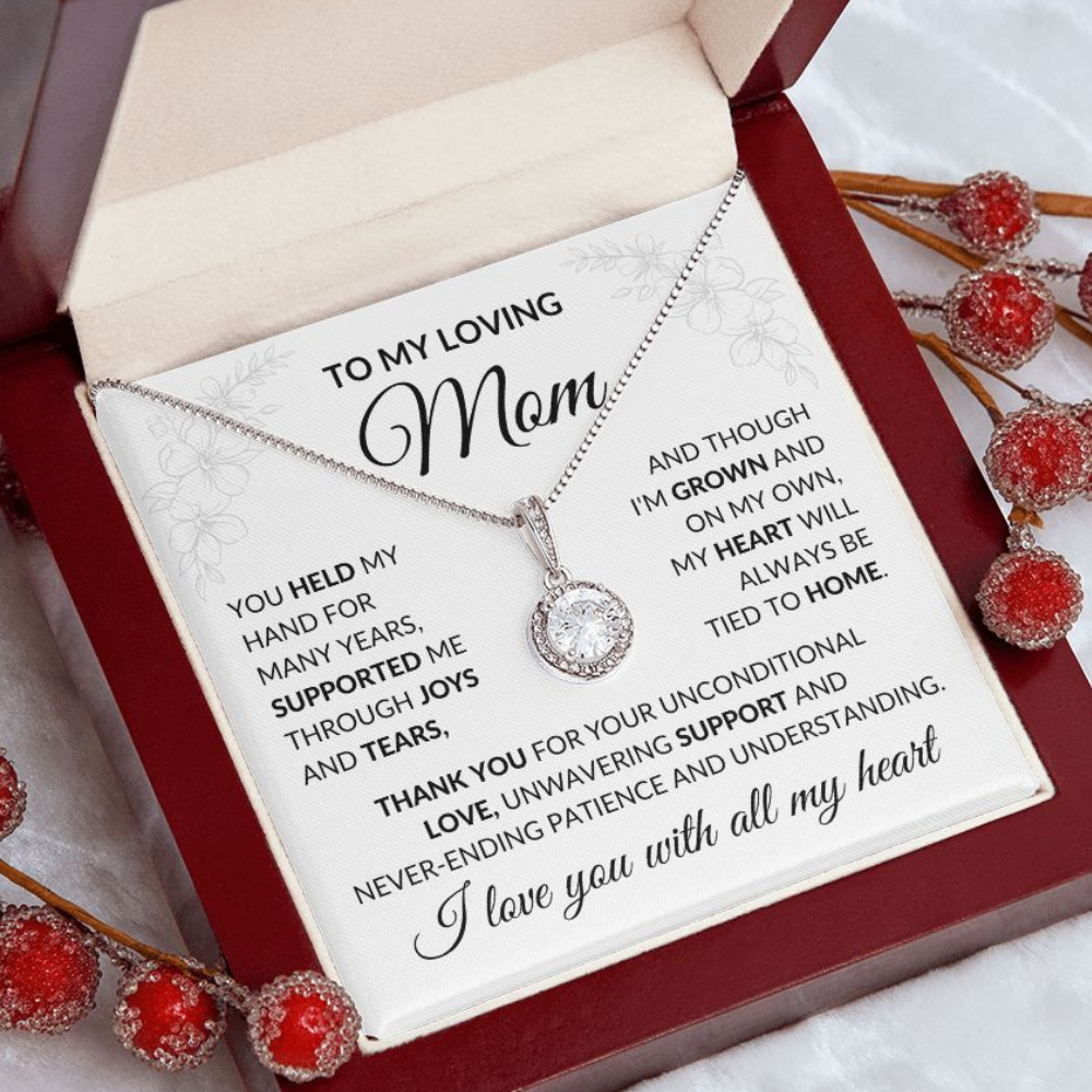 To My Loving Mom| Eternal Hope Necklace | I Will Love You Always