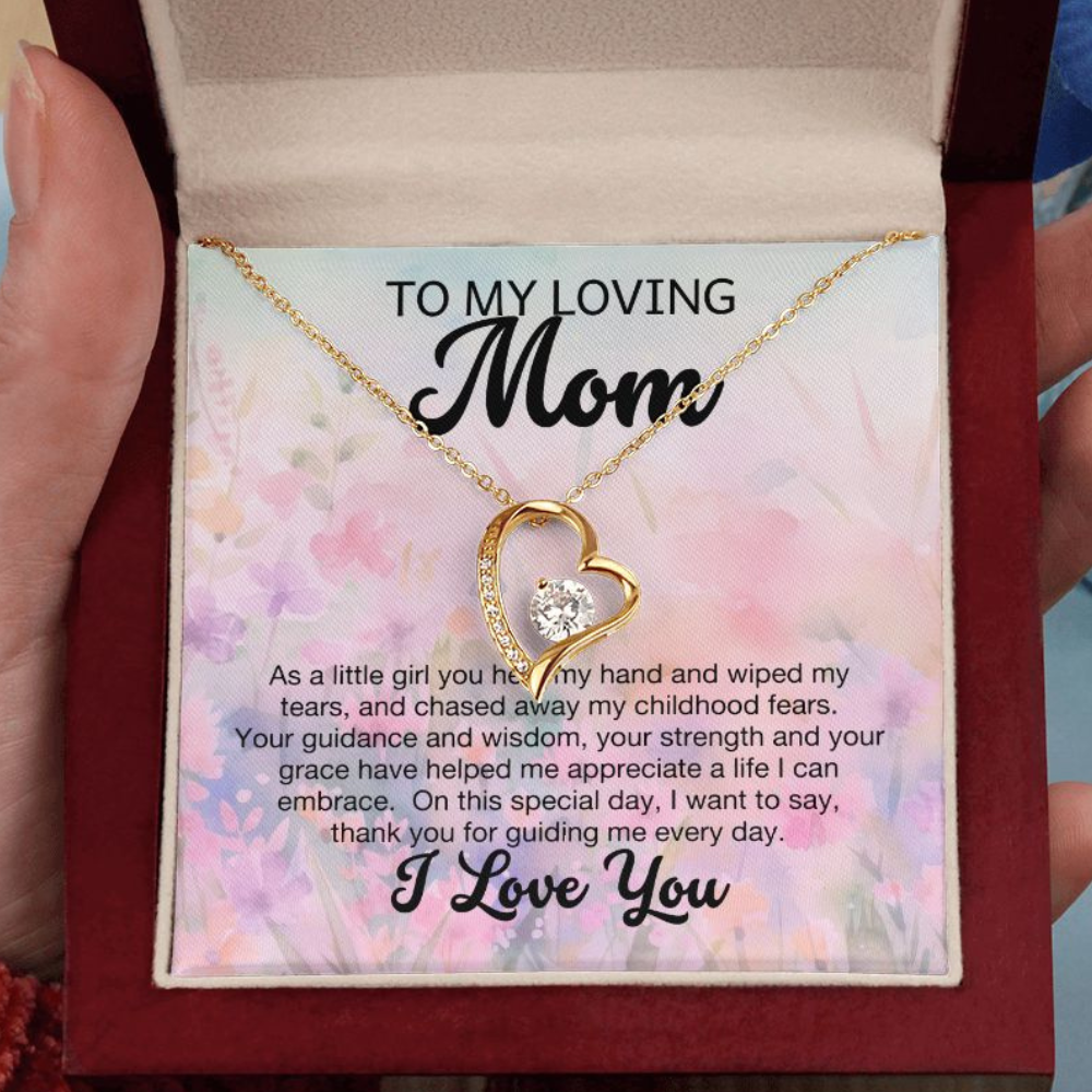To My Loving Mom | Forever Love Necklace | I Love You