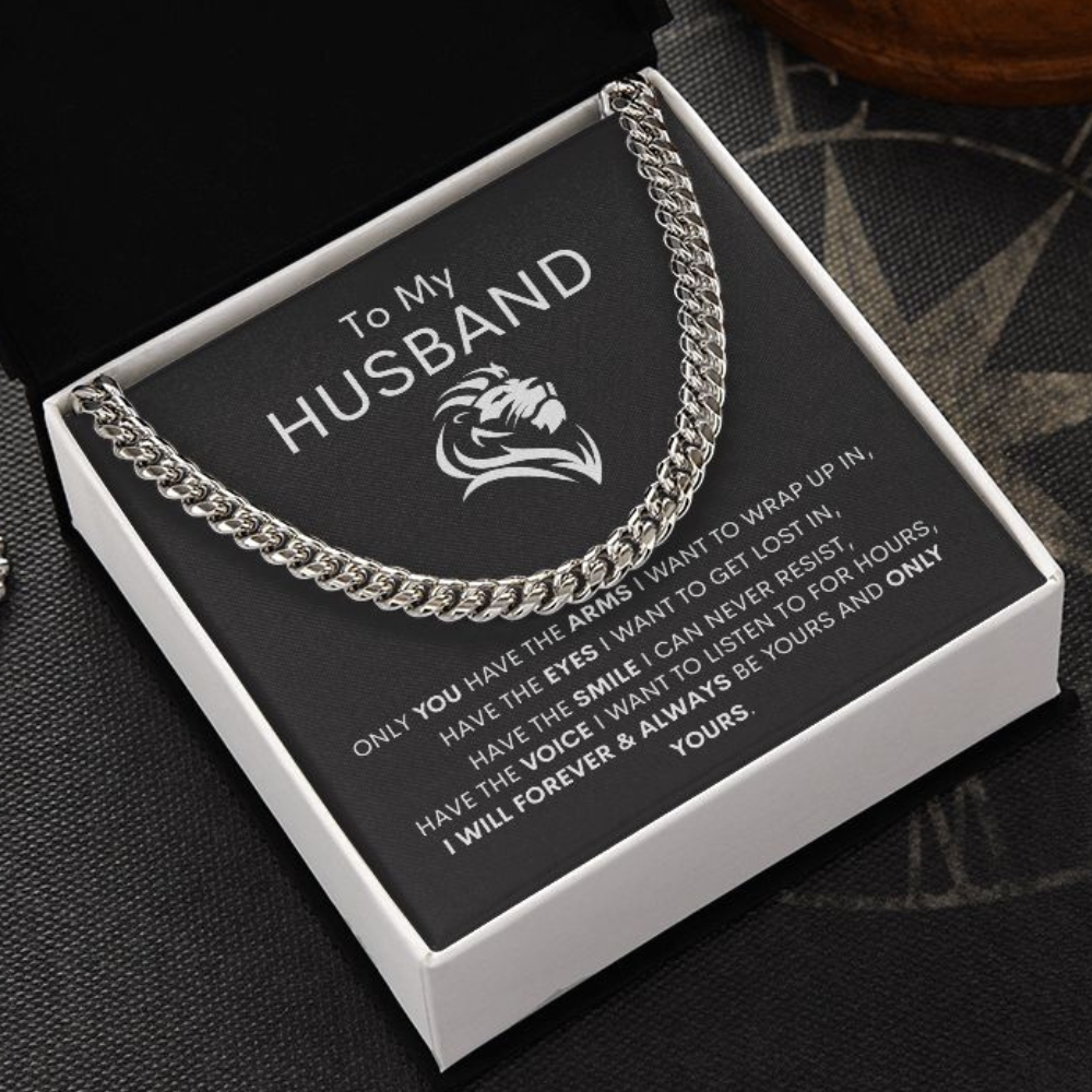 To My Husband | Cuban Link Chain | I Will Forever & Always Be Yours ❤️⛓️