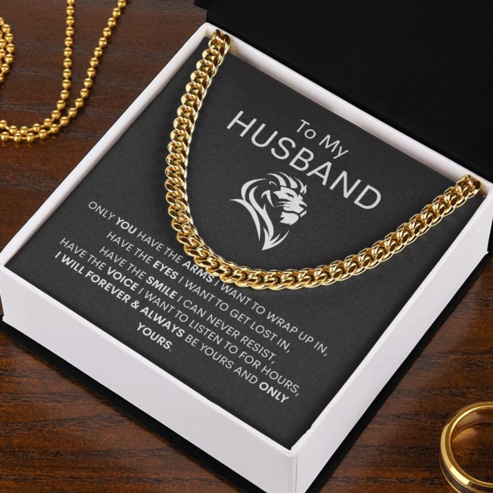 To My Husband | Cuban Link Chain | I Will Forever & Always Be Yours ❤️⛓️