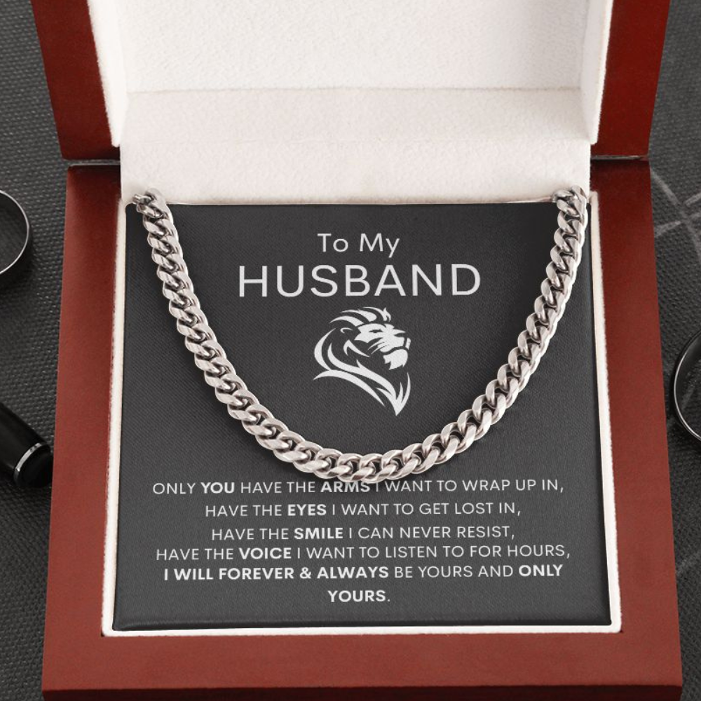 To My Husband | Cuban Link Chain | I Will Forever & Always Be Yours ❤️⛓️