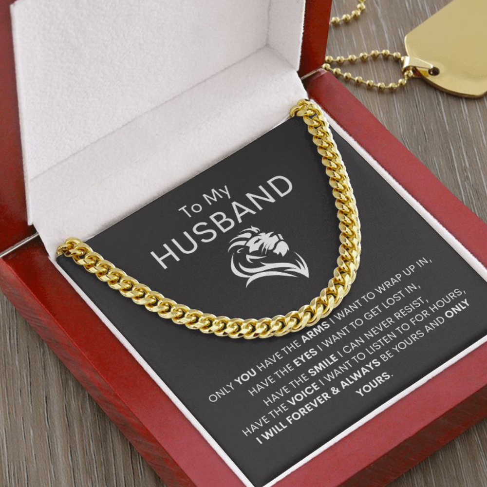 To My Husband | Cuban Link Chain | I Will Forever & Always Be Yours ❤️⛓️
