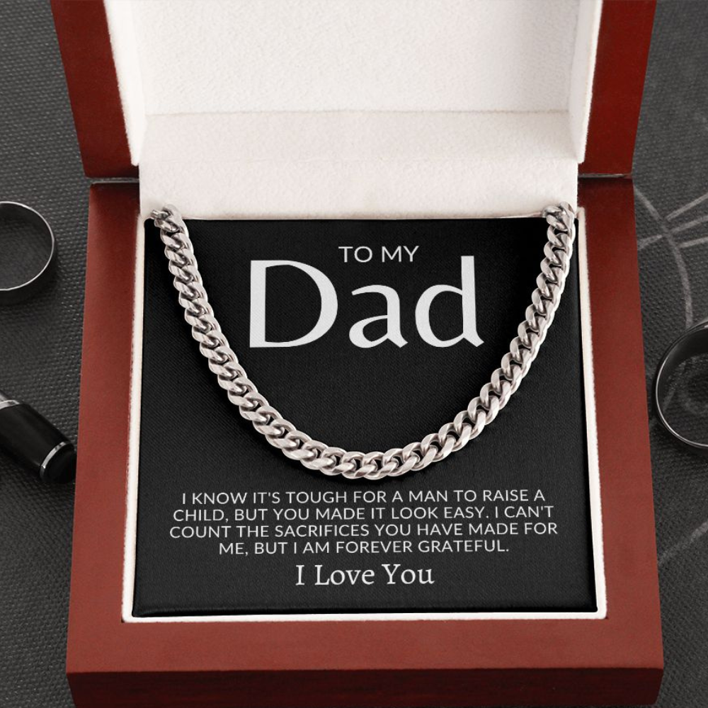 To My Dad | Cuban Link Chain | I Love You