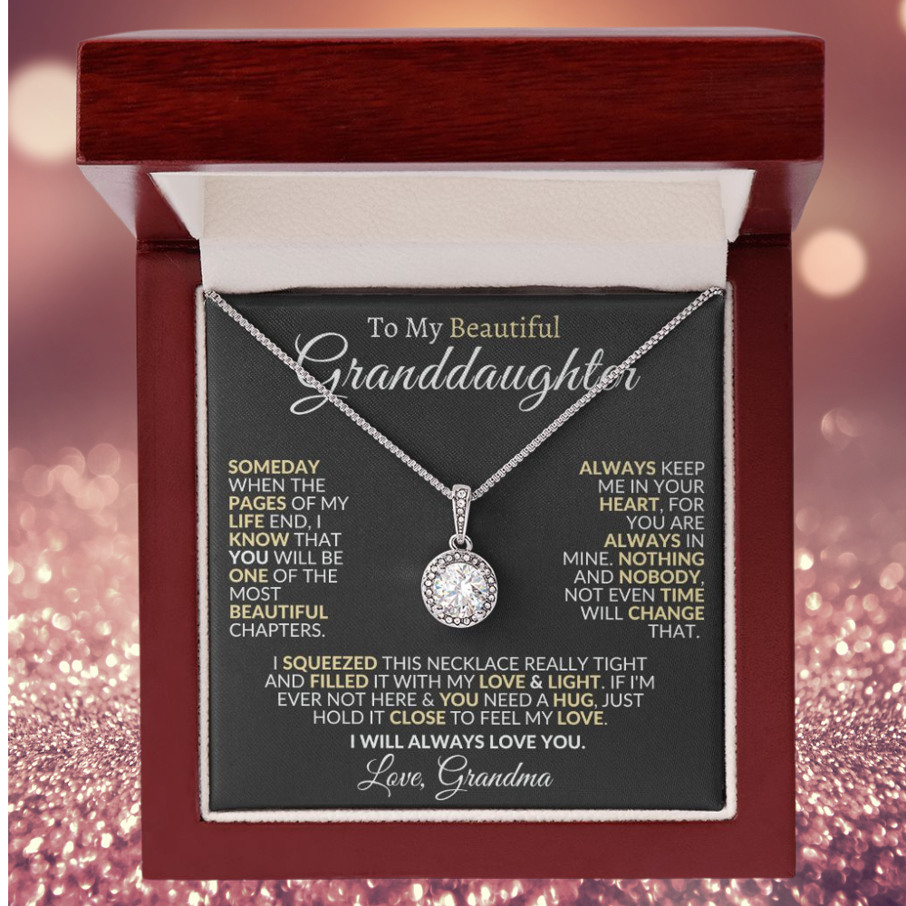 To My Beautiful Granddaughter | Eternal Hope Necklace | Love Grandma