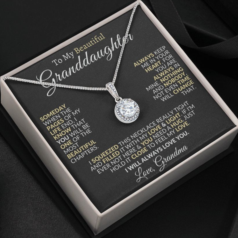 To My Beautiful Granddaughter | Eternal Hope Necklace | Love Grandma