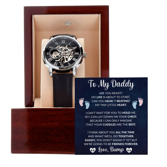New dad Watch, New dad gift from wife, Gift for daddy Watch, To my Daddy Birthday Gift, new dad gift for Fathers day, gift from baby to da