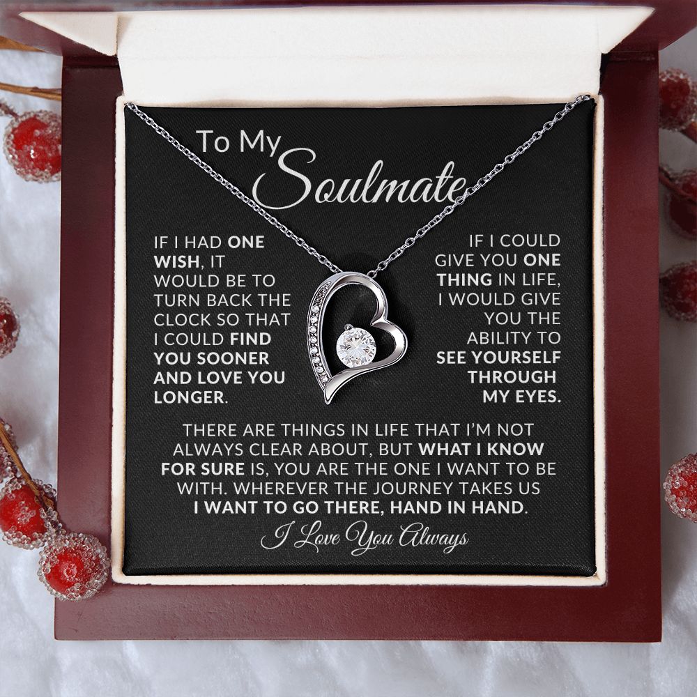 To My Soulmate Forever Love Necklace Gift ❤️