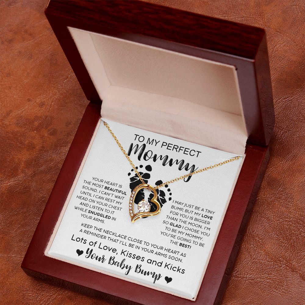 My Perfect Mommy| Your Baby Bump - Forever Love Necklace