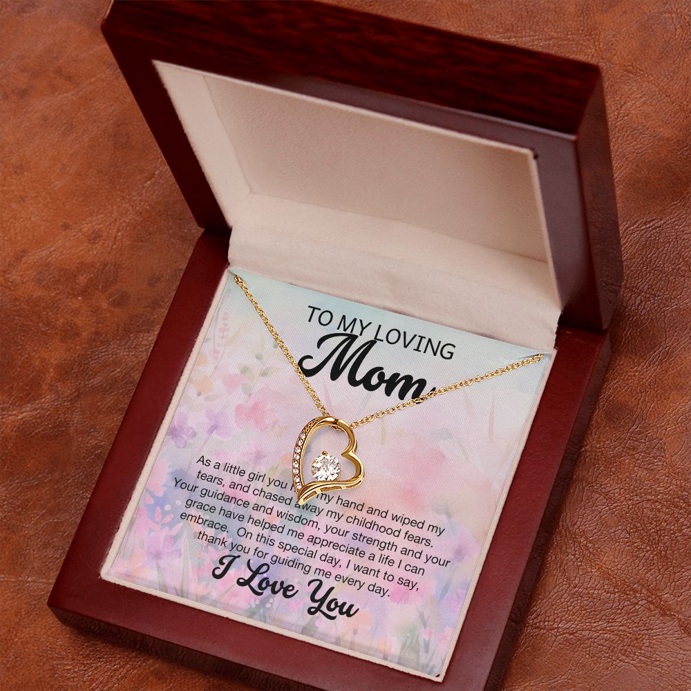 To My Loving Mom | Forever Love Necklace | I Love You