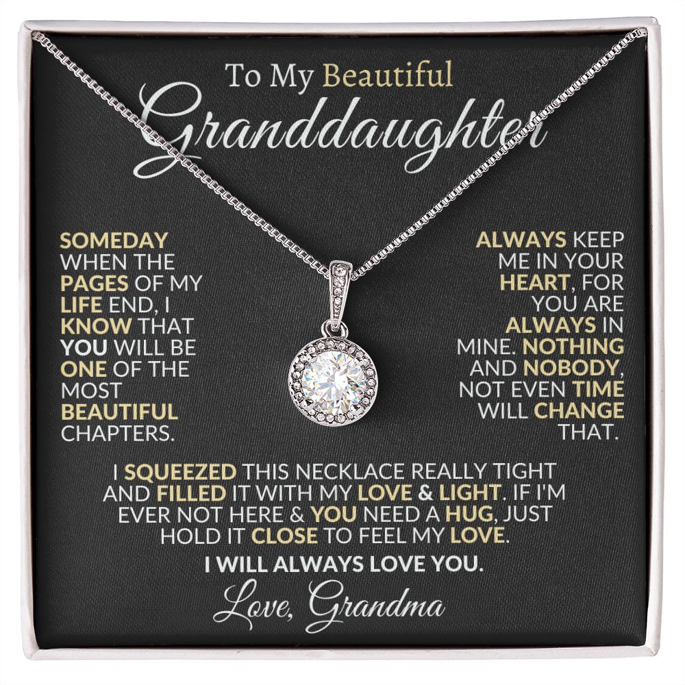 To My Beautiful Granddaughter | Eternal Hope Necklace | Love Grandma