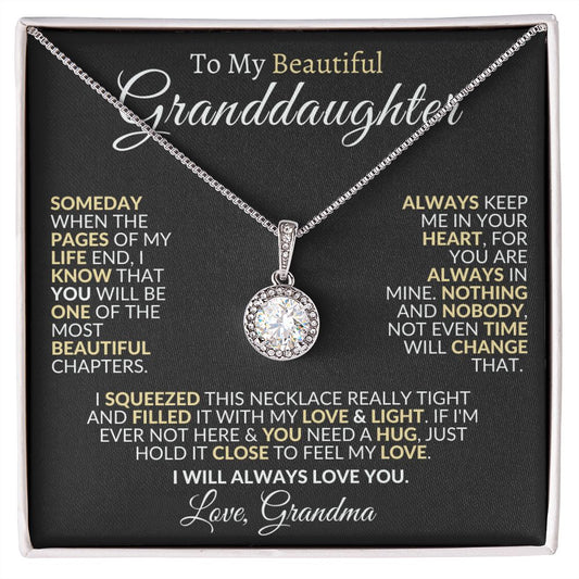 To My Beautiful Granddaughter | Eternal Hope Necklace | Love Grandma
