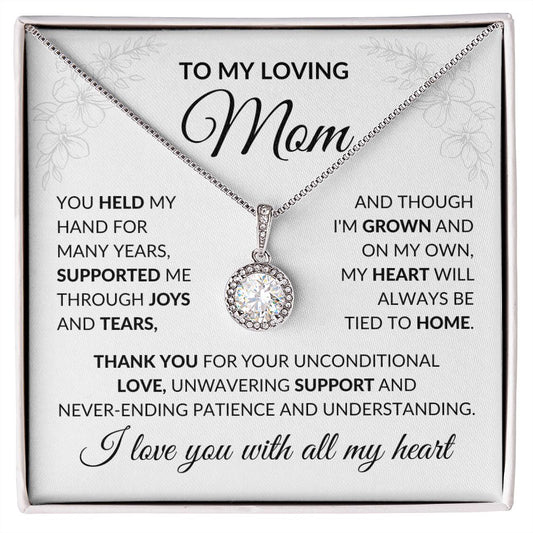 To My Loving Mom| Eternal Hope Necklace | I Will Love You Always