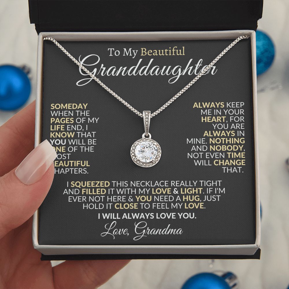 To My Beautiful Granddaughter | Eternal Hope Necklace | Love Grandma