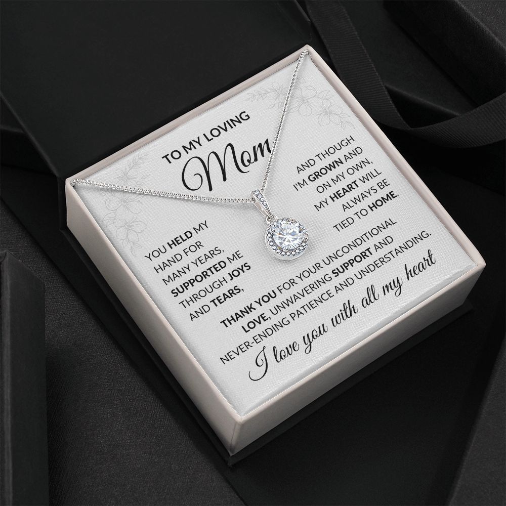 To My Loving Mom| Eternal Hope Necklace | I Will Love You Always
