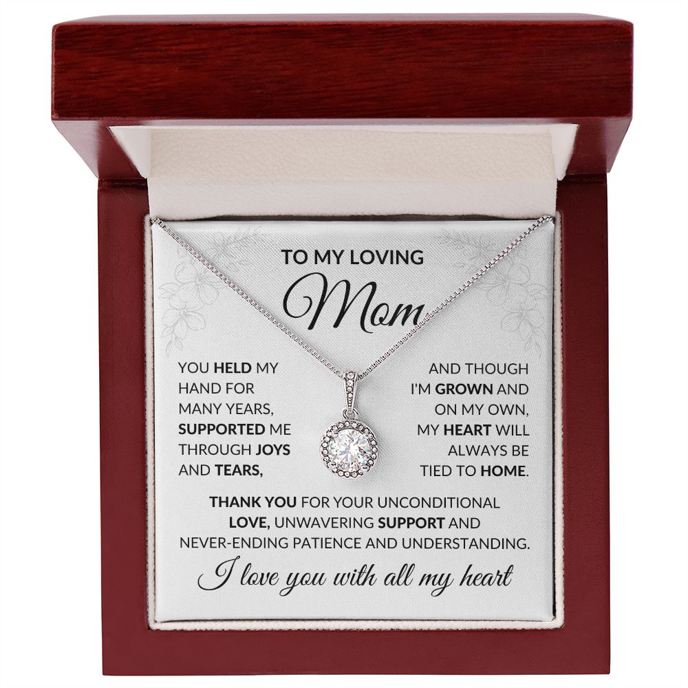 To My Loving Mom| Eternal Hope Necklace | I Will Love You Always