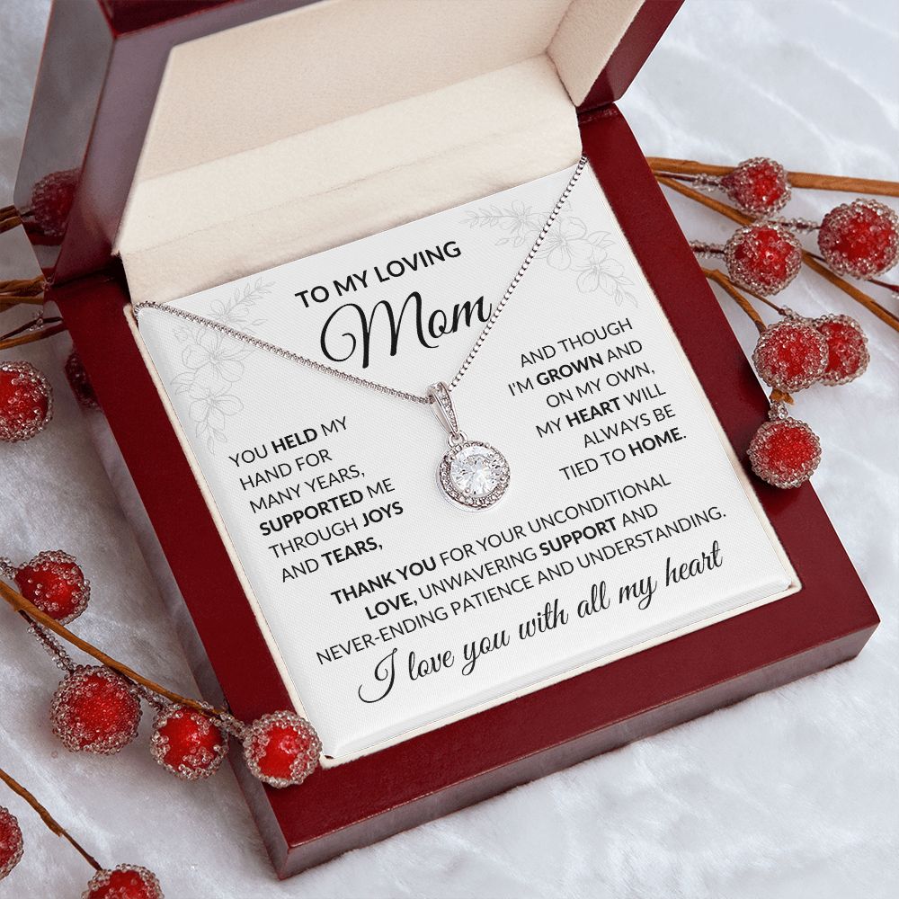 To My Loving Mom| Eternal Hope Necklace | I Will Love You Always