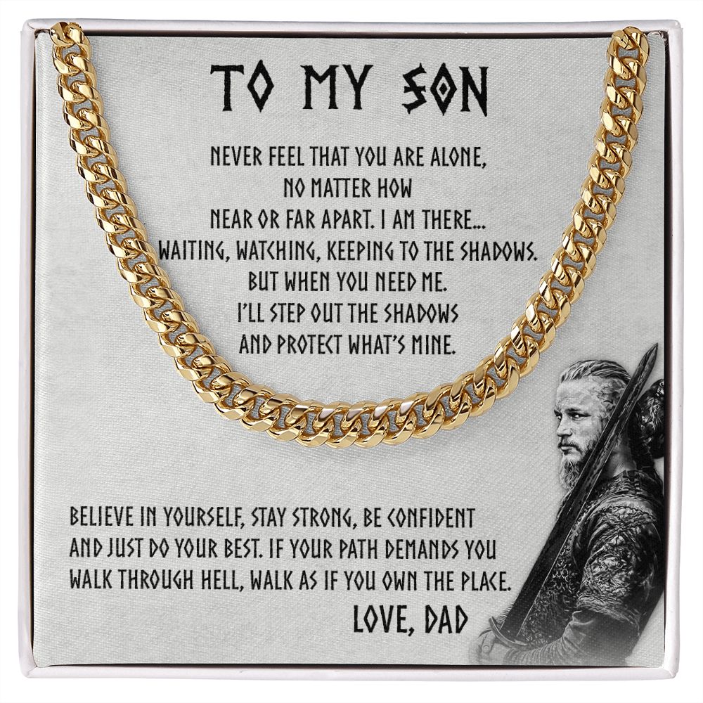 My Son | Do Your Best - Cuban Link Chain