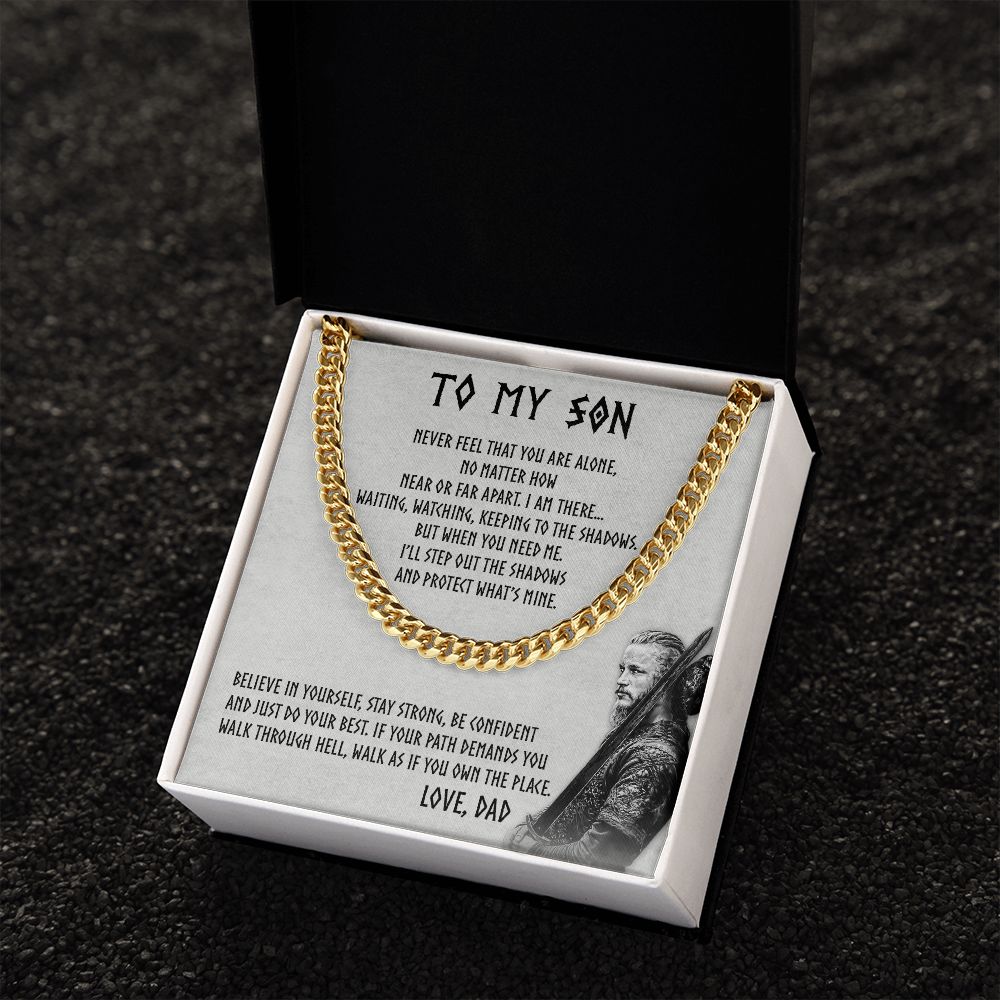 TO MY SON | CUBAN LINK | LOVE DAD