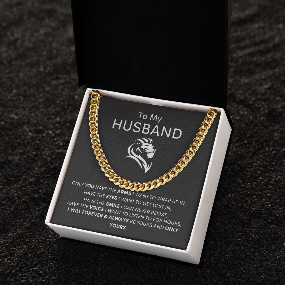 To My Husband | Cuban Link Chain | I Will Forever & Always Be Yours ❤️⛓️