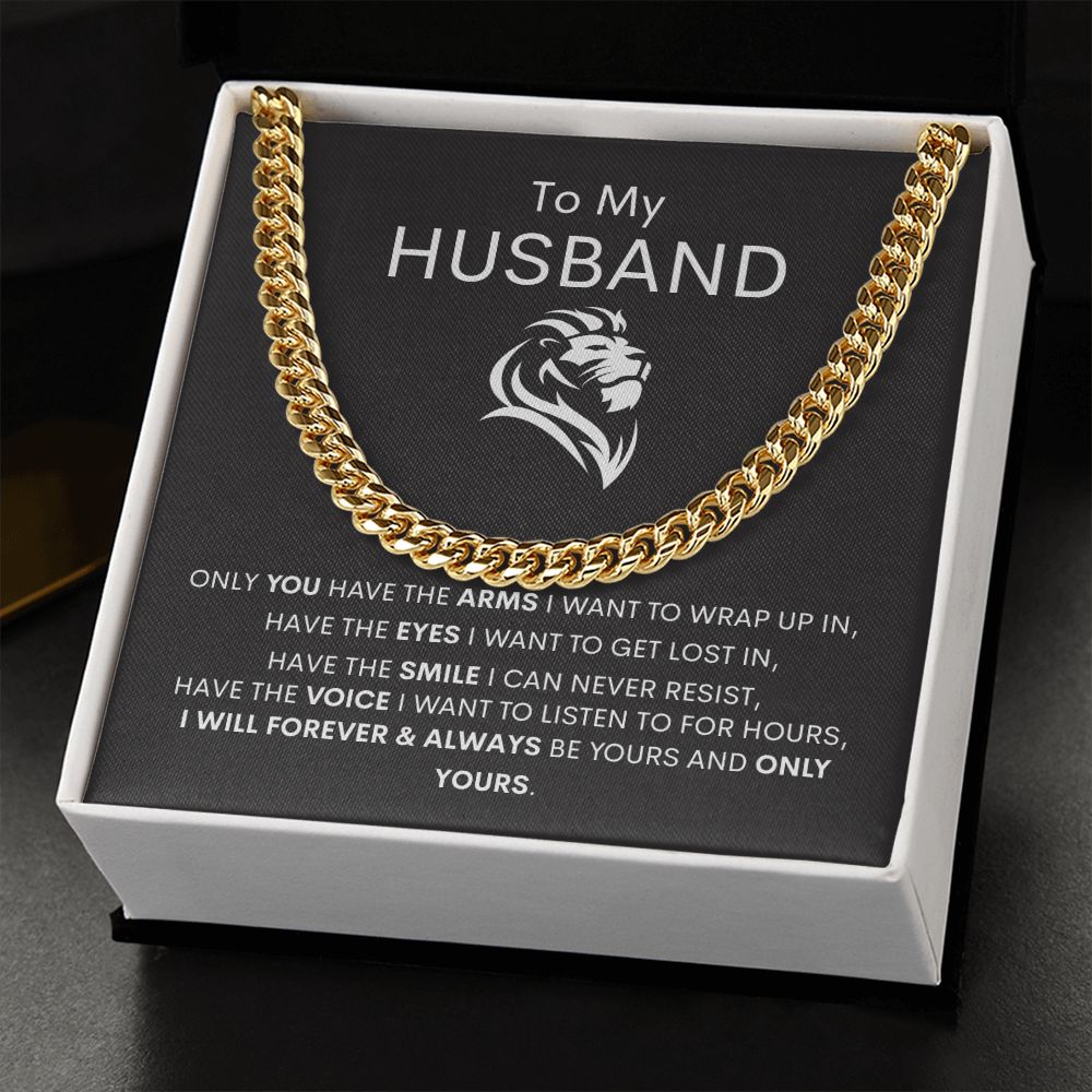 To My Husband | Cuban Link Chain | I Will Forever & Always Be Yours ❤️⛓️