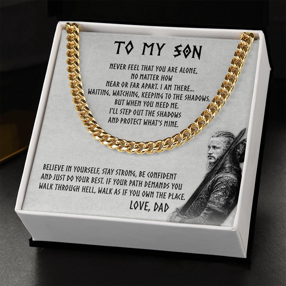 TO MY SON | CUBAN LINK | LOVE DAD