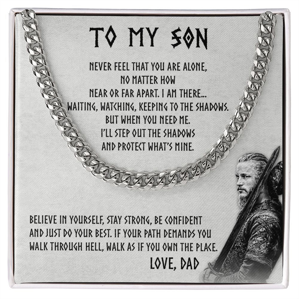 My Son | Do Your Best - Cuban Link Chain