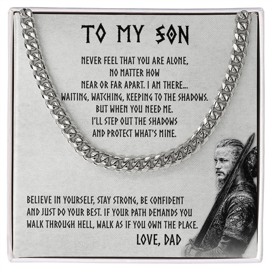My Son| Do Your Best - Cuban Link Chain