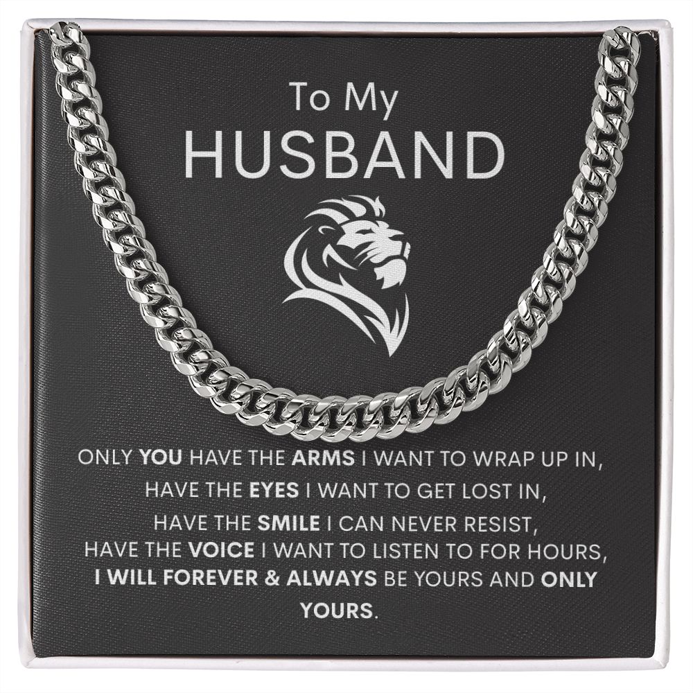 To My Husband | Cuban Link Chain | I Will Forever & Always Be Yours ❤️⛓️