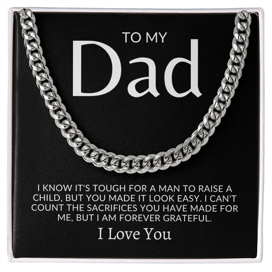 To My Dad | Cuban Link Chain | I Love You