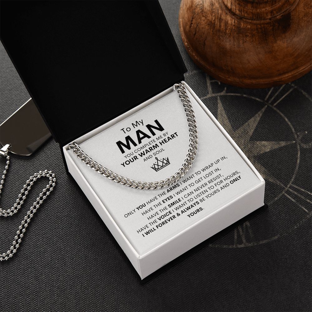 To My Man Cuban Link Chain Gift ❤️⛓️