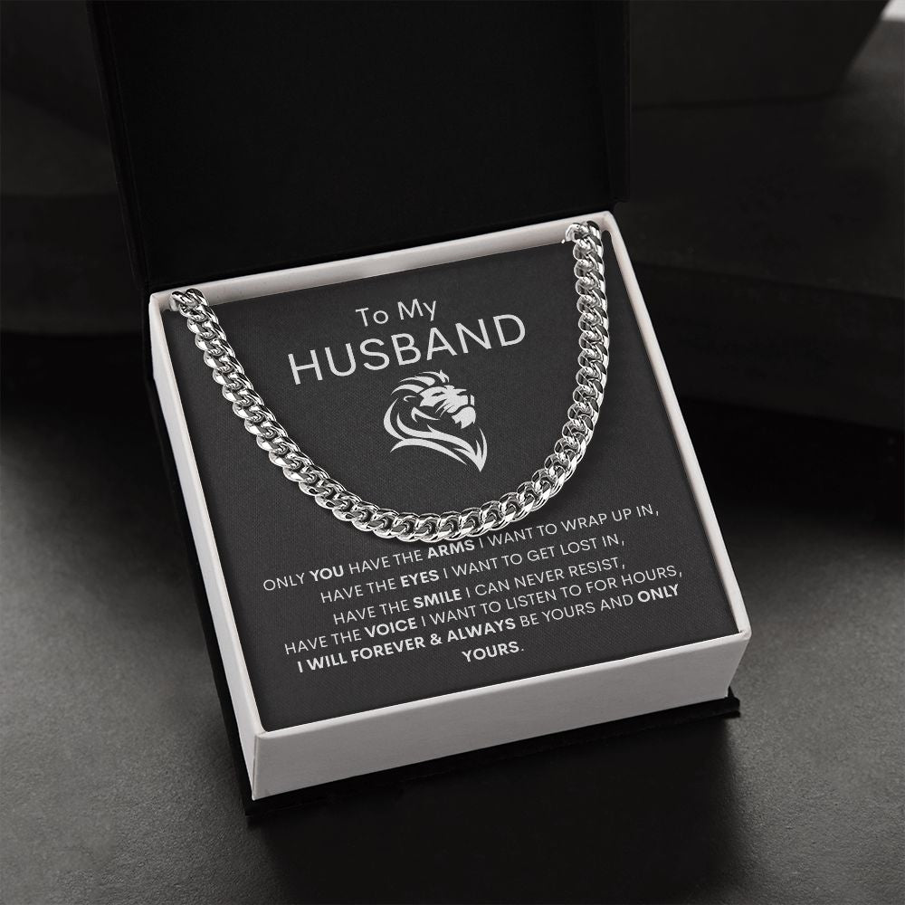 To My Husband | Cuban Link Chain | I Will Forever & Always Be Yours ❤️⛓️