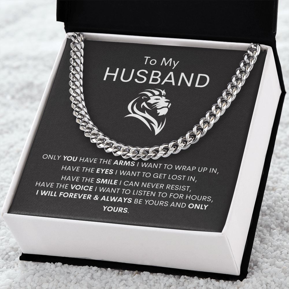 To My Husband | Cuban Link Chain | I Will Forever & Always Be Yours ❤️⛓️