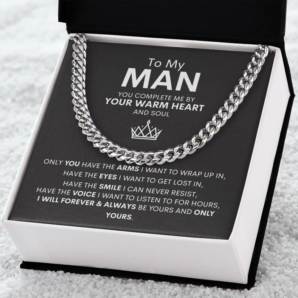 To My Man | Cuban Link Chain | You Complete Me