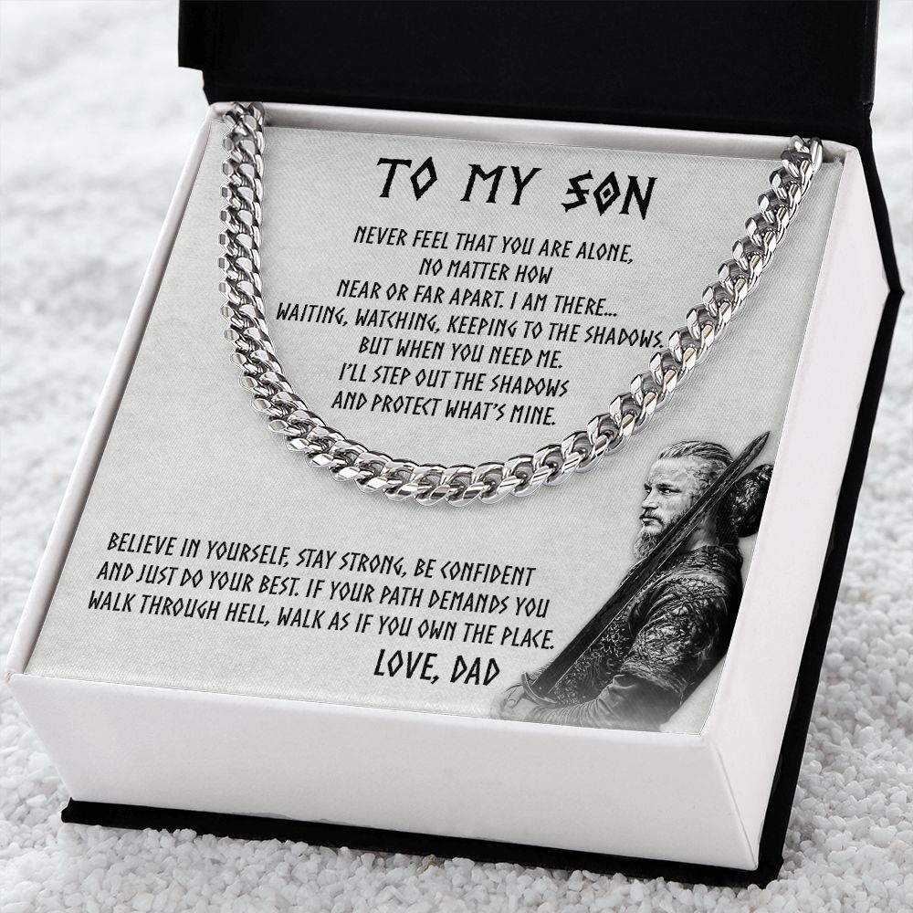 My Son | Do Your Best - Cuban Link Chain