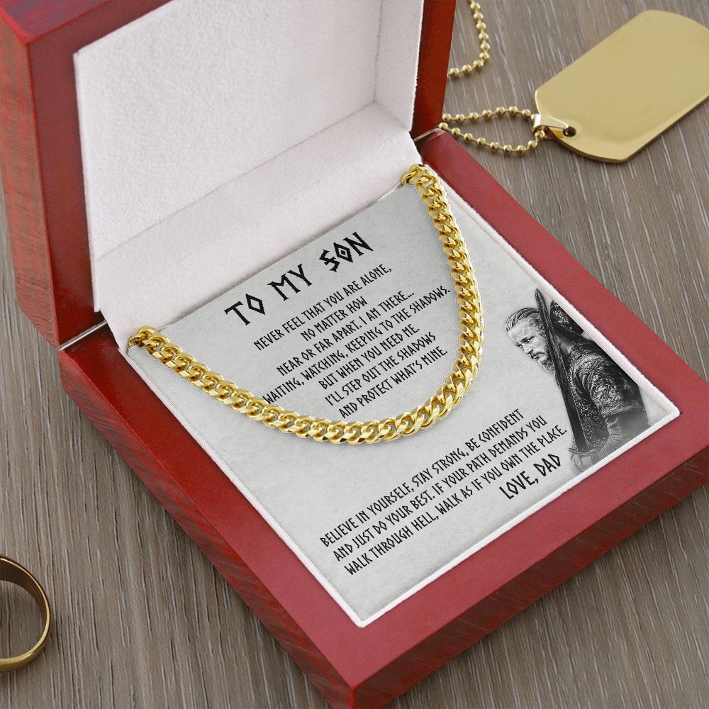 My Son | Do Your Best - Cuban Link Chain