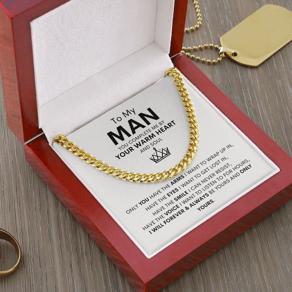 To My Man Cuban Link Chain Gift ❤️⛓️