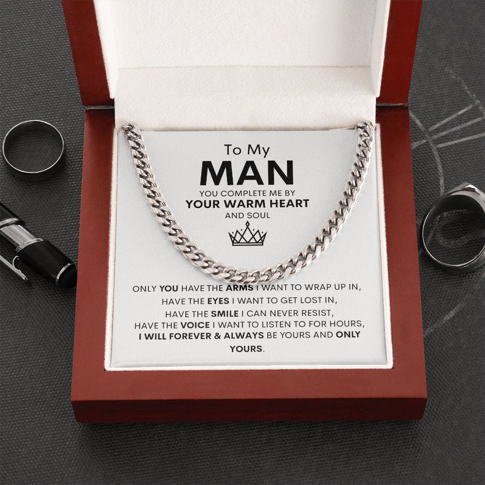 To My Man Cuban Link Chain Gift ❤️⛓️