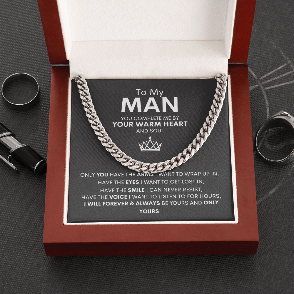 To My Man | Cuban Link Chain | You Complete Me