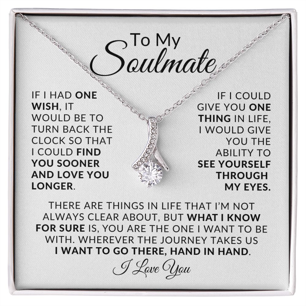 To My Soulmate Alluring Beauty Necklace Gift ❤️